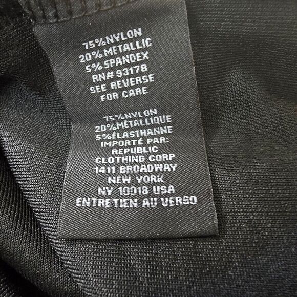 Grace Sweater Women's 1X Cowl Neck Long Sleeve Dark Green Metallic NWT - Picture 7 of 8